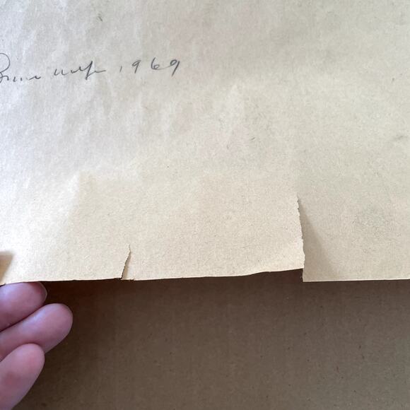 Vintage Original Nude Woman Charcoal Drawing 1969 - Picture 11 of 11